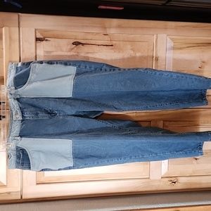 Shein Straight leg Medium wash Jeans